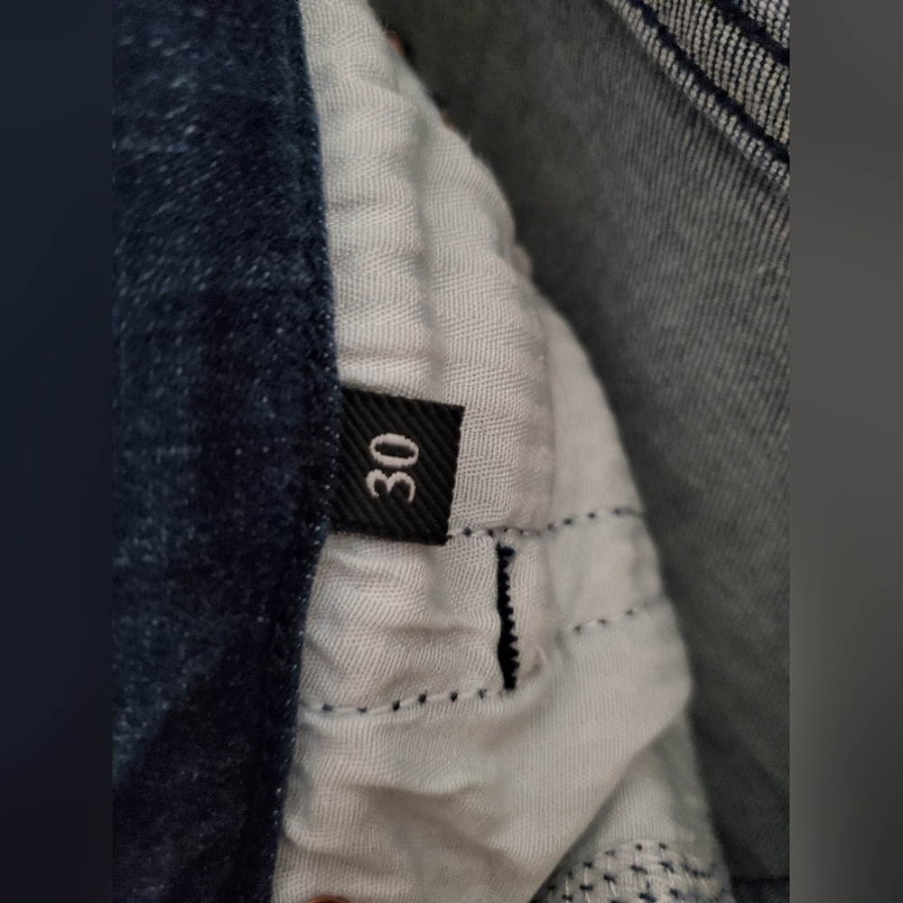7 For All ManKind Dojo Gold Offset Pockets Size 30 - Picture 7 of 7